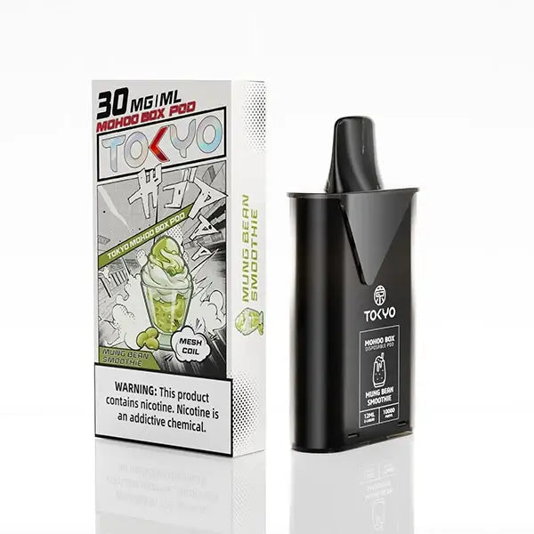 東京魔盒電子煙飲料系列煙彈，魔盒煙彈-綠豆冰沙